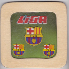 Suport de pahar din lemn , FC Barcelona