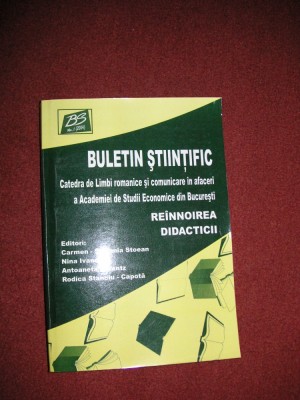 Buletin Stiintific - Reinnoirea didacticii foto