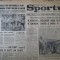 Ziarul Sportul(8 mai 1973), dupa victoria fotbalistilr romani in Albania