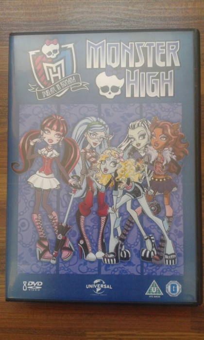 Monster High Colectie 9 Filme - 8 DVD-uri Dublate in Limba Romana