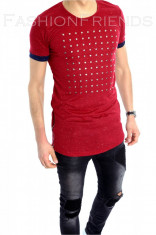 Tricou tip ZARA - tricou barbati - tricou slim fit - tricou fashion - 6182 foto