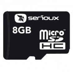 Serioux, 8GB, SFTF08AC04, Clasa 4, Micro Secure Digital Card cu adaptor SDHC foto
