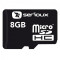 Serioux, 8GB, SFTF08AC04, Clasa 4, Micro Secure Digital Card cu adaptor SDHC