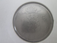 Belgia 1 franc(flamand) 1957 foto