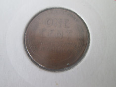 SUA 1 cent 1950(D) foto