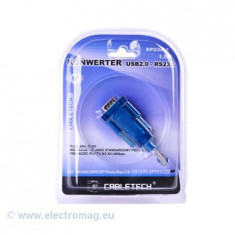 CABLU CONVERTOR USB 2.0 - RS232 foto