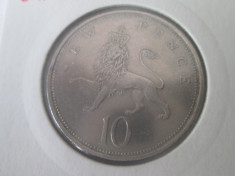 Marea Britanie 10 pence 1969 foto