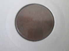 SUA 1 cent(Lincoln) 1942 foto