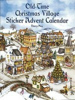 Old-Time Christmas Village Sticker Advent Calendar [With] foto