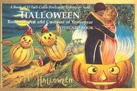 Halloween: Romantic Art and Customs of Yesteryear Postcard Book foto