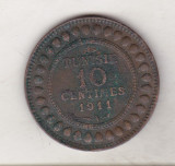 bnk mnd Tunisia 10 centimes 1911