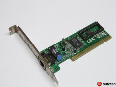 Placa de retea PCI 10/100 Mbps Realtek RTL8139C cu urme de oxidare foto