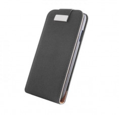 Husa SONY XPERIA SP LT26i Flip Case Inchidere Magnetica Black foto