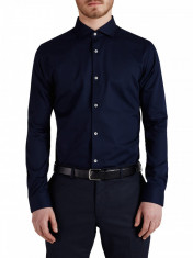 Camasa 100% bumbac premium - Jack &amp;amp;amp; Jones - art 12104992 navy, slim fit foto