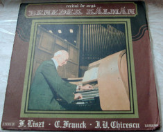 DISC LP:BENEDEK KALMAN-RECITAL DE ORGA:F.LISZT/C.FRANCK/I.D.CHIRESCU,ST-ECE01549 foto