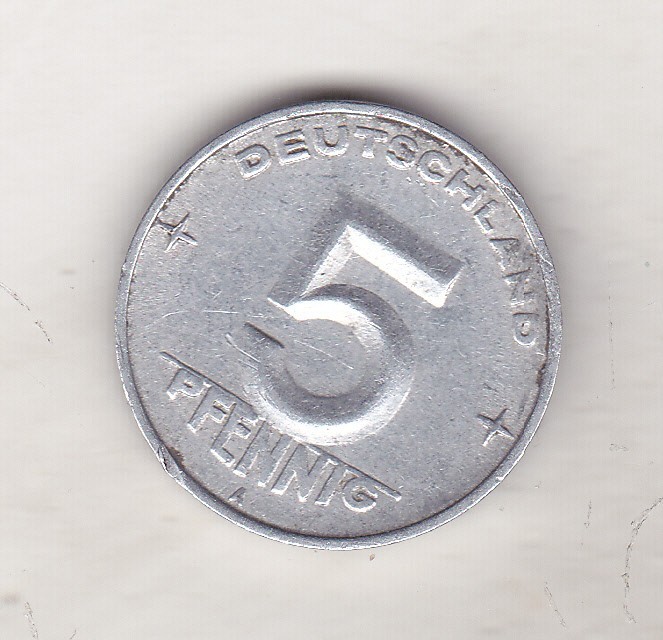 bnk jt Germania RDG 5 pfennig 1952 A
