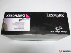 Cartus toner original Lexmark X560H2MG magenta de capacitate mare pentru x560n foto