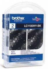 brother Cerneala Brother LC1100HYBK neagra| 2buc|900pgs x2 | DCP395CN/DCP585CW/DCP6690CW foto
