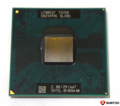 Procesor Intel Core 2 Duo T5750 2.0GHz socket P 5824A945 foto
