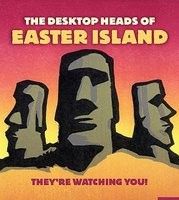 The Desktop Heads of Easter Island: They&amp;#039;re Watching You! [With 4 Miniature Stone Head Replicas and Paperback Book] foto