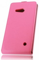 Husa Nokia Lumia 730, Piele eco, flexi, roz foto