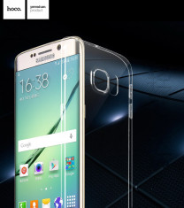 Husa HOCO Light slim - 0.5 mm, SAMSUNG GALAXY S6 EDGE, gel TPU, TRANSPARENT 100% foto