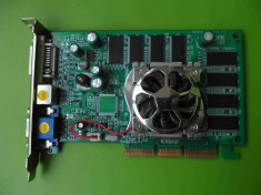 Placa Video Sparkle GeForce FX5500 256MB 128biti AGP - DEFECTA foto