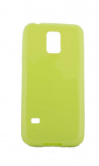 Husa Samsung Galaxy S5 Mini G800, silicon, Ultra Slim, Candy, 0.3MM, lime foto