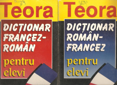Dictionar Francez-Roman pentru elevi foto