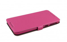 Husa Piele ECO Pocket Book Nokia Lumia 435 roz foto