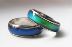 NOU Inel de Stare Spirit Schimba Culoarea Mood Ring Inele Rings - Cadou Superb foto