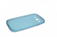 Husa Samsung Galaxy S3 i9300 - ultra slim 0.3 mm silicon albastru foto