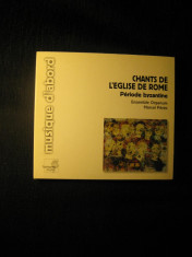 CD Ensemble Organum M. Peres - Chants de L&amp;#039;Eglise de Rome Periode Byzantine foto