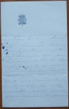 Scrisoare Zoe Mavrocordat Sturdza, sotia Principelui Mihail Sturdza, legionara