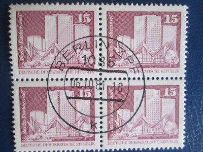 TIMBRE GERMANIA BLOC STAMPILAT foto