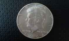 half dollar 1964 argint foto
