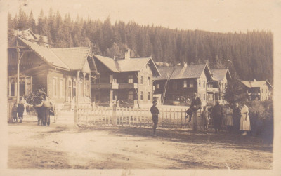 PALTINIS S.K.V. KURHAUS HOHE RINNE SECTIUNE SIBIU FOTO ORIGINAL E. FISCHER foto