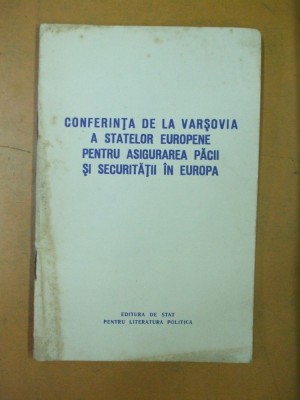 Conferinta de la Varsovia 11-14 mai 1955 pentru pace si securitate in Europa 041 foto