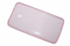 Husa Nokia Lumia 635 - ultra slim 0.3 mm silicon roz foto