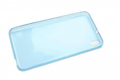 Husa HTC Desire 816 - ultra slim 0.3 mm silicon bleu foto
