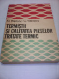 TERMISTII SI CALITATEA PIESELOR TRATATE TERMIC N.POPESCU.C.VITANESCU 1985