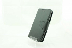 Husa LG F60 D390 - Fancy - piele ECO - culoare negru foto