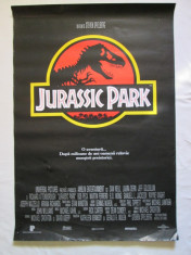 REZERVAT Afis cinema vechi Jurassic Park, afis film Jurassic Park, poster cinema foto