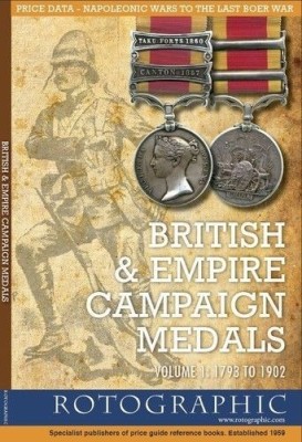 bnk acc British and Empire Campaign Medals - Vol 1 1793-1902 foto