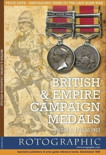 bnk acc British and Empire Campaign Medals - Vol 1 1793-1902