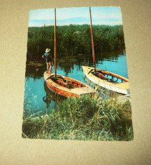 Tematica - barca - lac - balaton - Ungaria anii 1970 - 2+1 gratis - RBK12085 foto