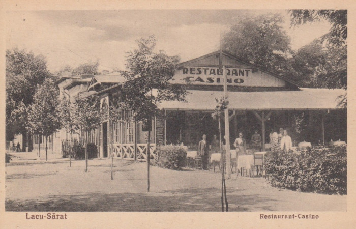 LACUL SARAT , RESTAURANT CASINO ED.LIBRARIA UNIVERSALA P. STANESCU , BRAILA