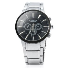 Ceas CURREN 8001 - Curea Otel Inoxidabil , Barbatesc, Quartz, Analog, Nou