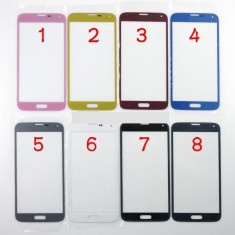 Ecran Samsung Galaxy s5 SM-G900F alb geam foto