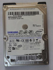 HDD Samsung 40 Gb IDE - laptop foto